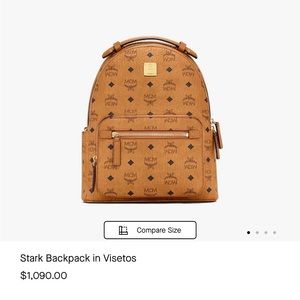 crafted in Visetos coated canvas and finished with a nappa leather trim